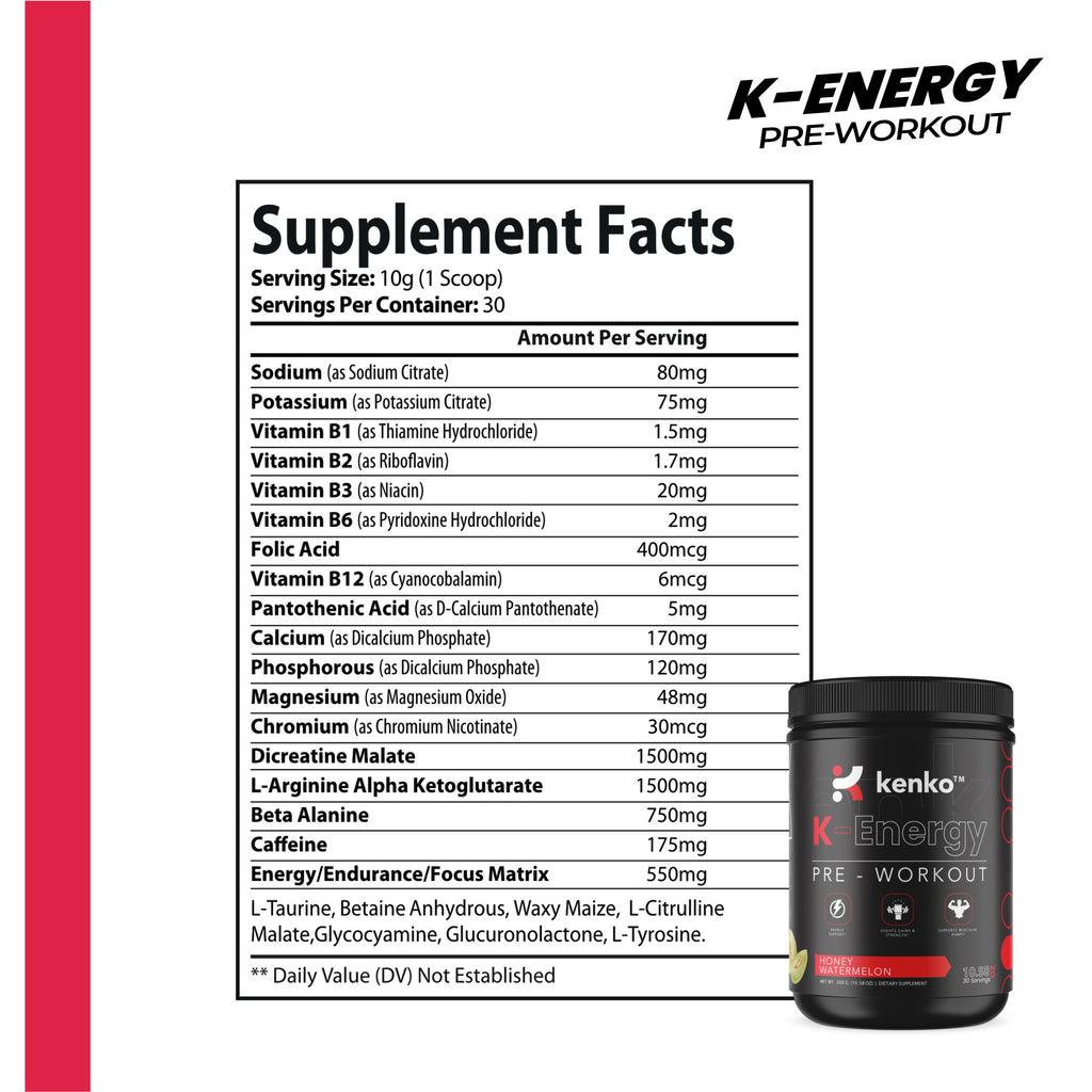 K-Energy - HoneyDew Watermelon